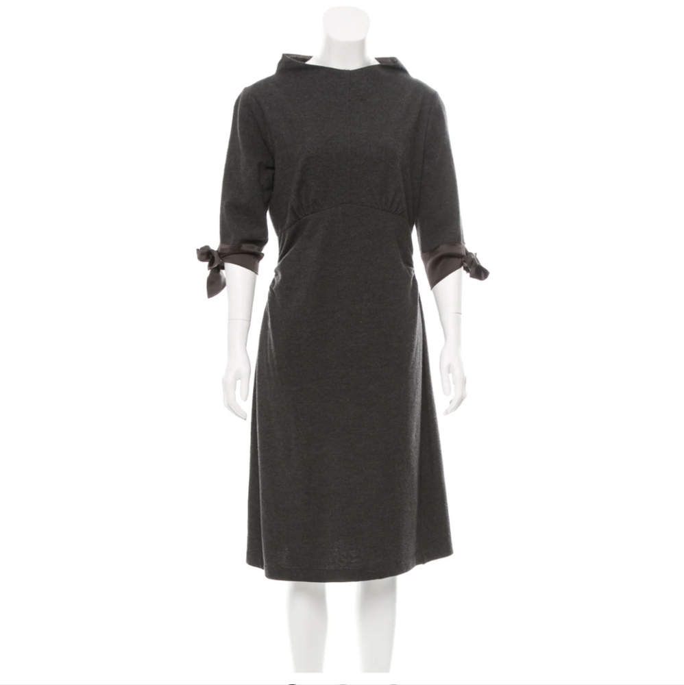 NWT Diane Von Furstenberg Grey Doncianni Dress- Size 2